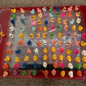 101 Colorful Mini Duck Toy Set - Assorted Bright Colors